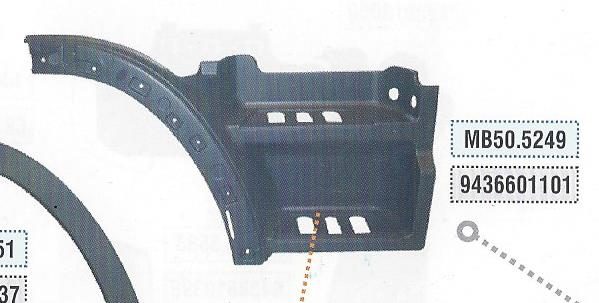 BASAMAK YUVASI ACTROS MP II SAG ust 943 660 1101